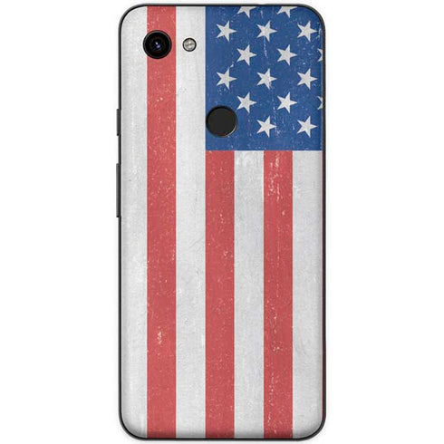 American Flag Distressed Google Pixel 3a XL Skin